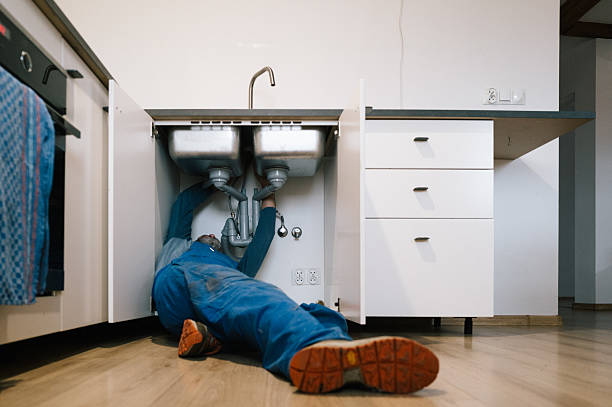 Professional Drain Cleaning technician working in Ridott, IL